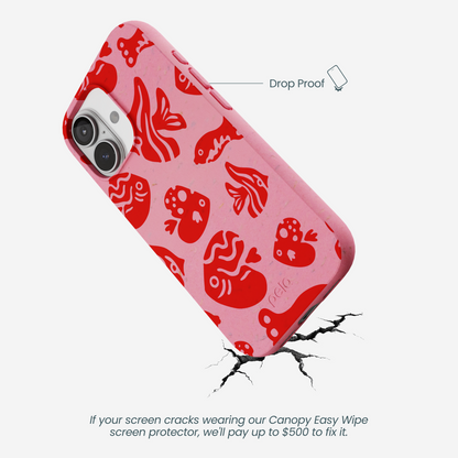 Bubblegum Pink Rosy Reef iPhone 17 Case