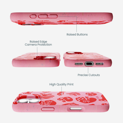 Bubblegum Pink Rosy Reef iPhone 17 Case