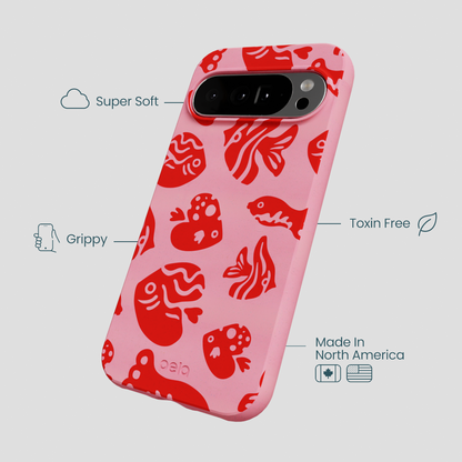 Bubblegum Pink Rosy Reef Google Pixel 10 Pro XL Case
