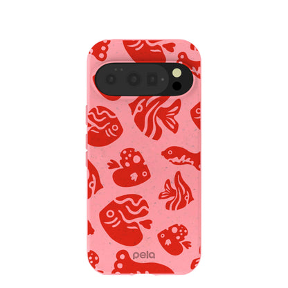 Bubblegum Pink Rosy Reef Google Pixel 10/10 Pro Case