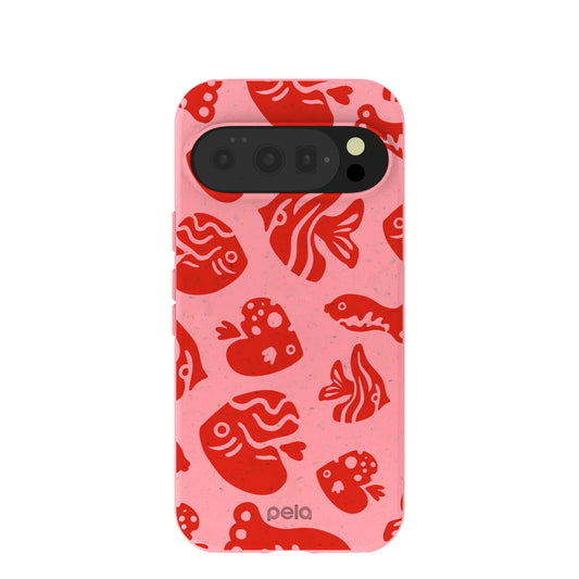 Bubblegum Pink Rosy Reef Google Pixel 10/10 Pro Case
