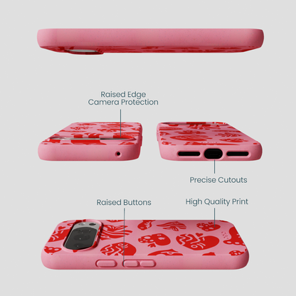 Bubblegum Pink Rosy Reef Google Pixel 10/10 Pro Case
