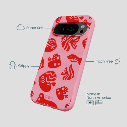 Bubblegum Pink Rosy Reef Google Pixel 10/10 Pro Case