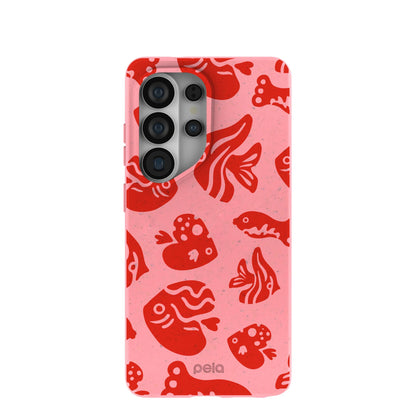 Bubblegum Pink Rosy Reef Samsung Galaxy S26 Ultra Case