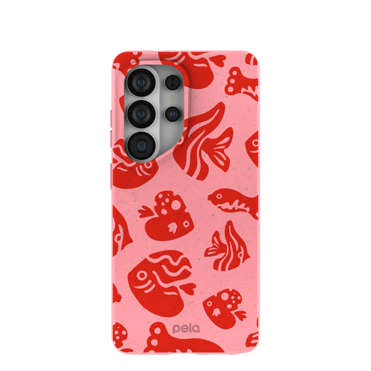 Bubblegum Pink Rosy Reef Samsung Galaxy S26 Ultra Case