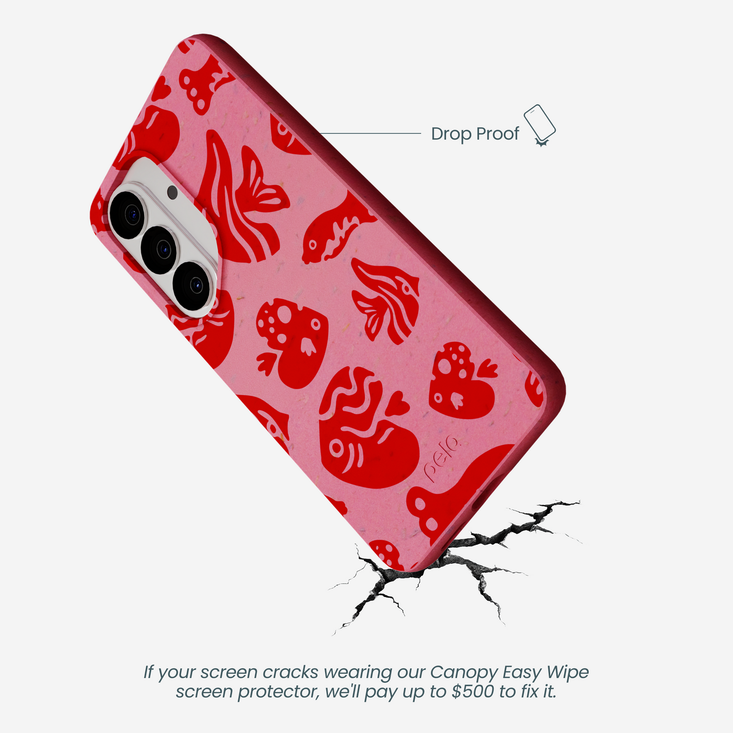 Bubblegum Pink Rosy Reef Samsung Galaxy S26 Case