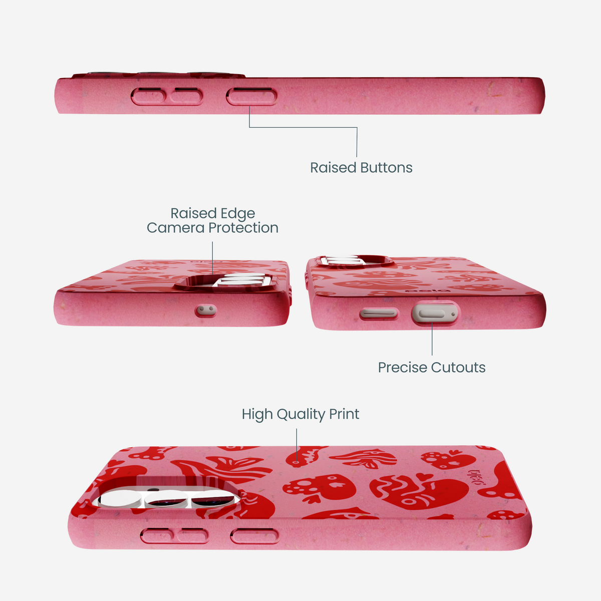 Bubblegum Pink Rosy Reef Samsung Galaxy S26 Case