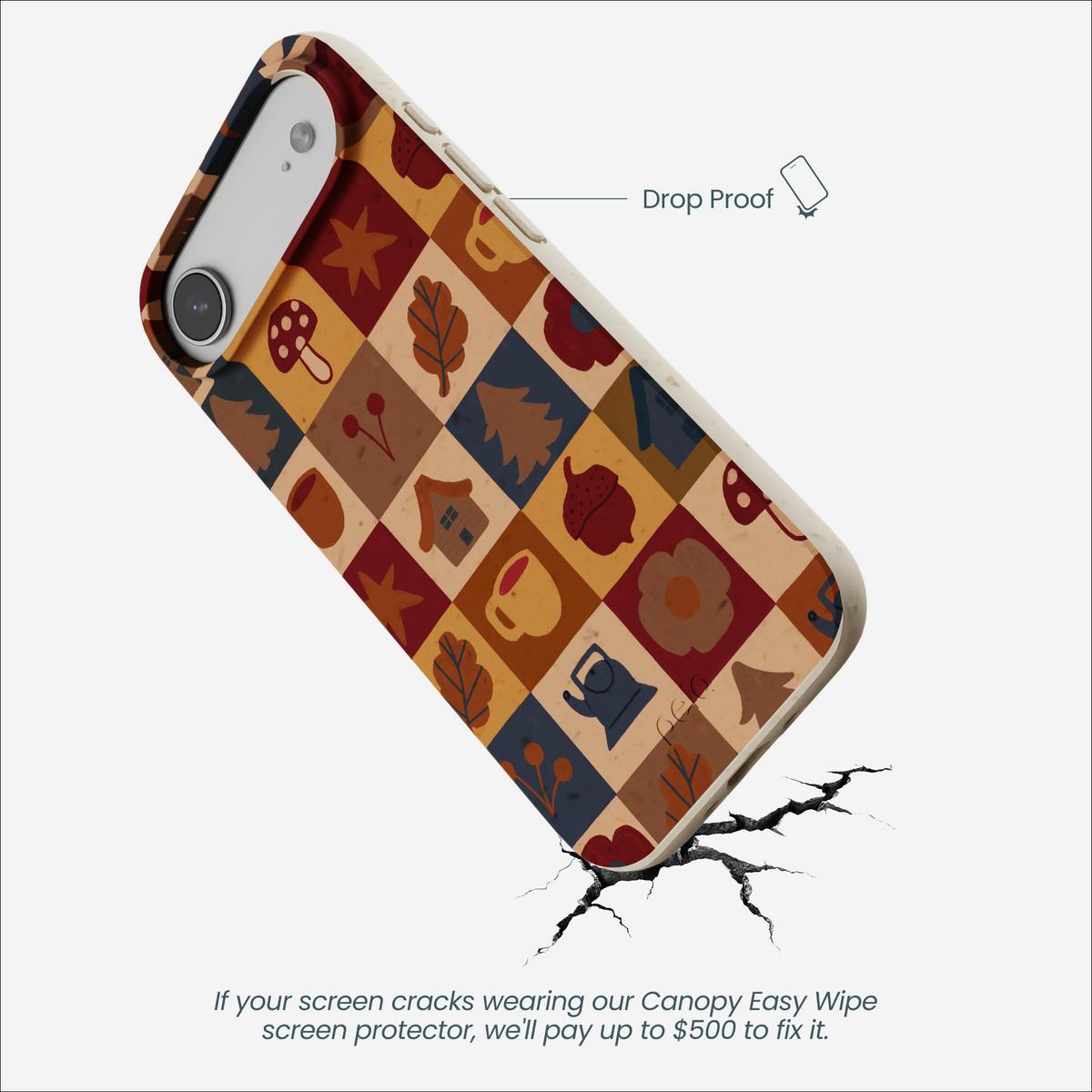 London Fog Rustic Grid iPhone Air Case