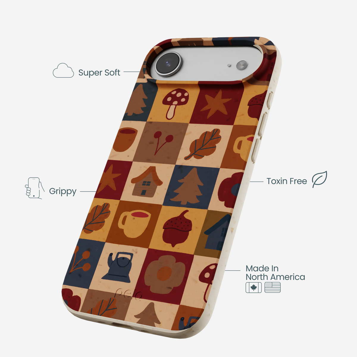 London Fog Rustic Grid iPhone Air Case