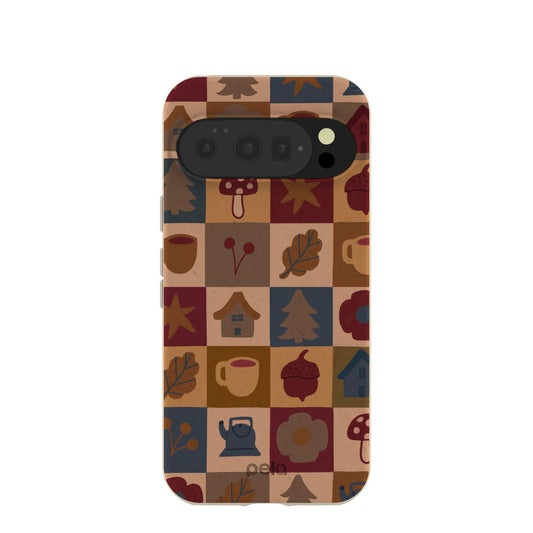 London Fog Rustic Grid Google Pixel 10/10 Pro Case