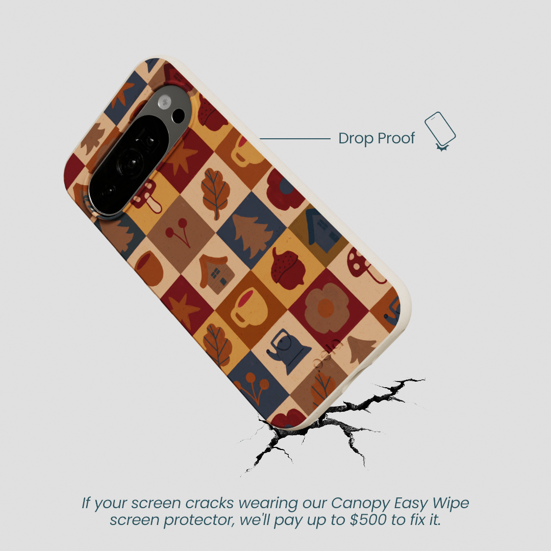 London Fog Rustic Grid Google Pixel 10/10 Pro Case
