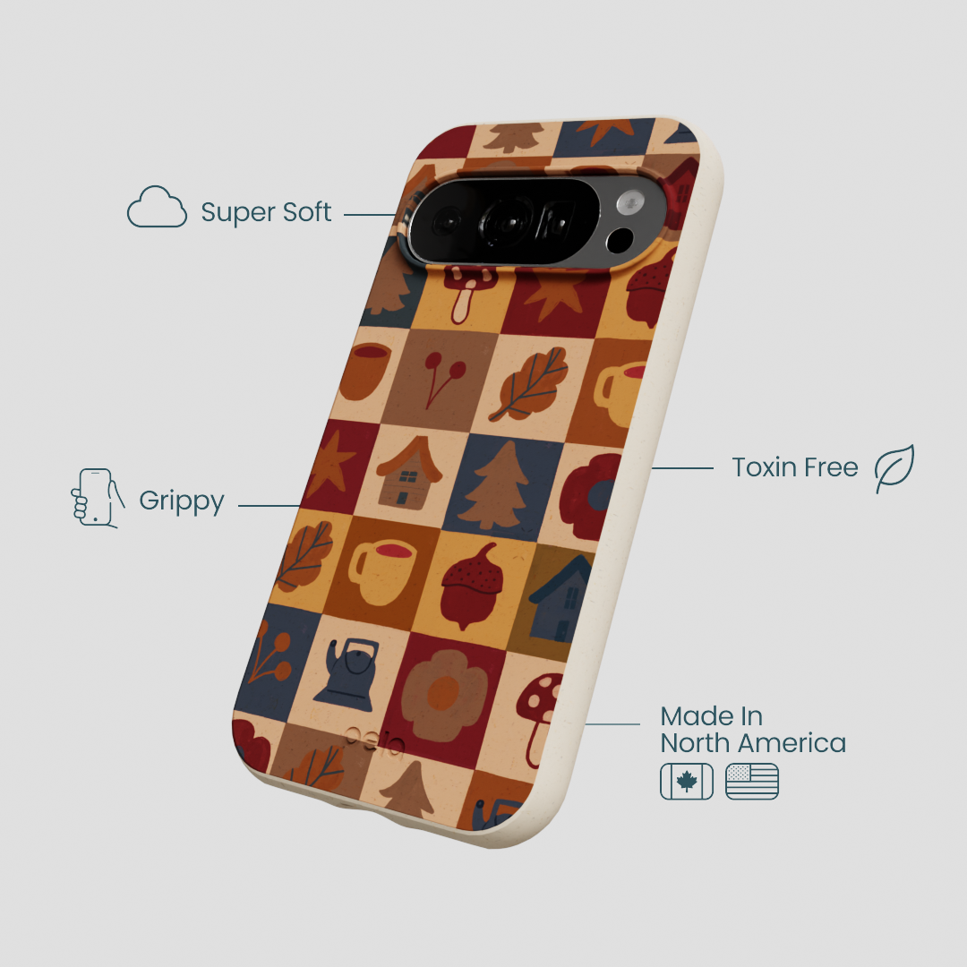 London Fog Rustic Grid Google Pixel 10/10 Pro Case