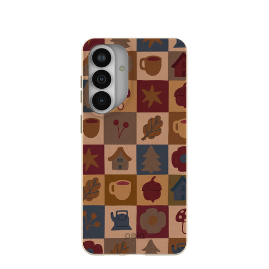 London Fog Rustic Grid Samsung Galaxy S26+(Plus) Case
