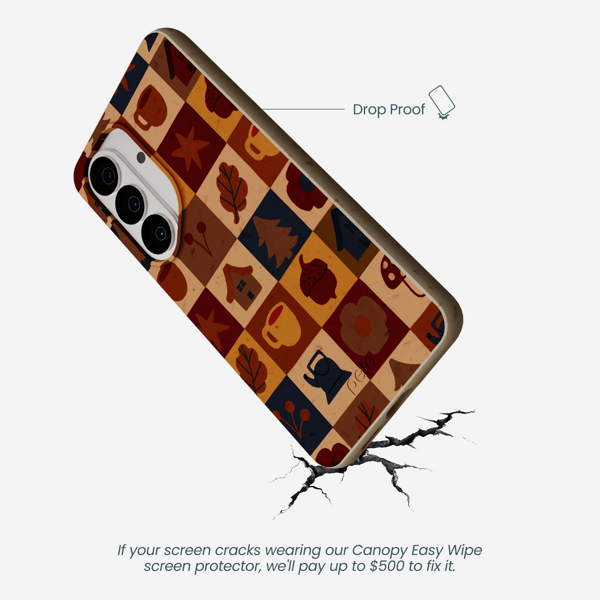 London Fog Rustic Grid Samsung Galaxy S26 Case