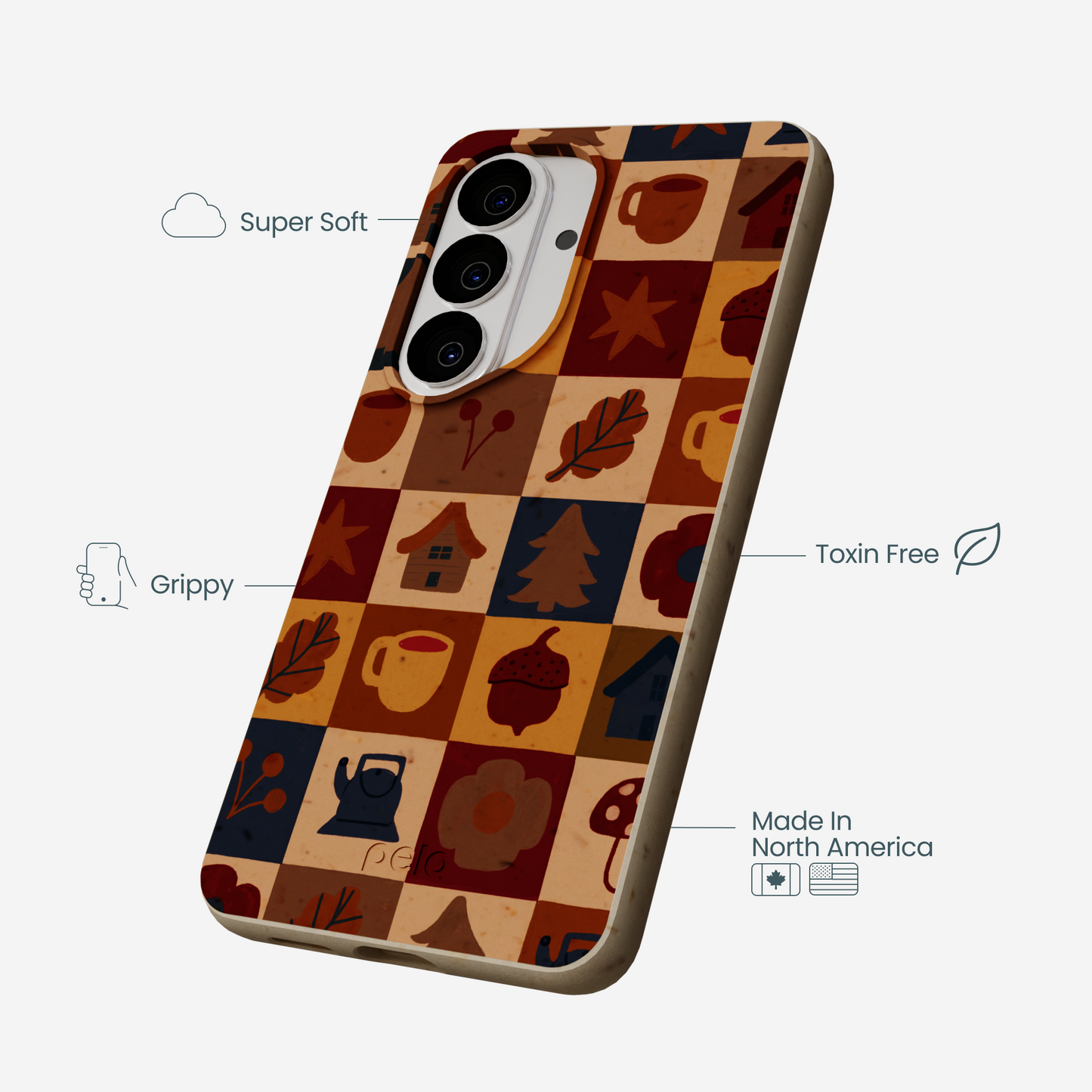 London Fog Rustic Grid Samsung Galaxy S26 Case