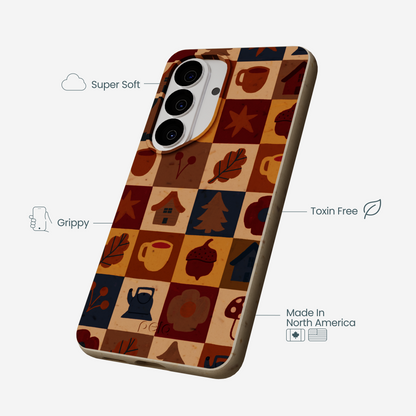 London Fog Rustic Grid Samsung Galaxy S26 Case