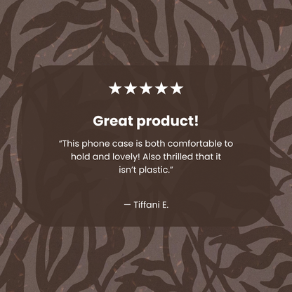 Chocolate Brown Rustic Leaves iPhone 17 Pro Case