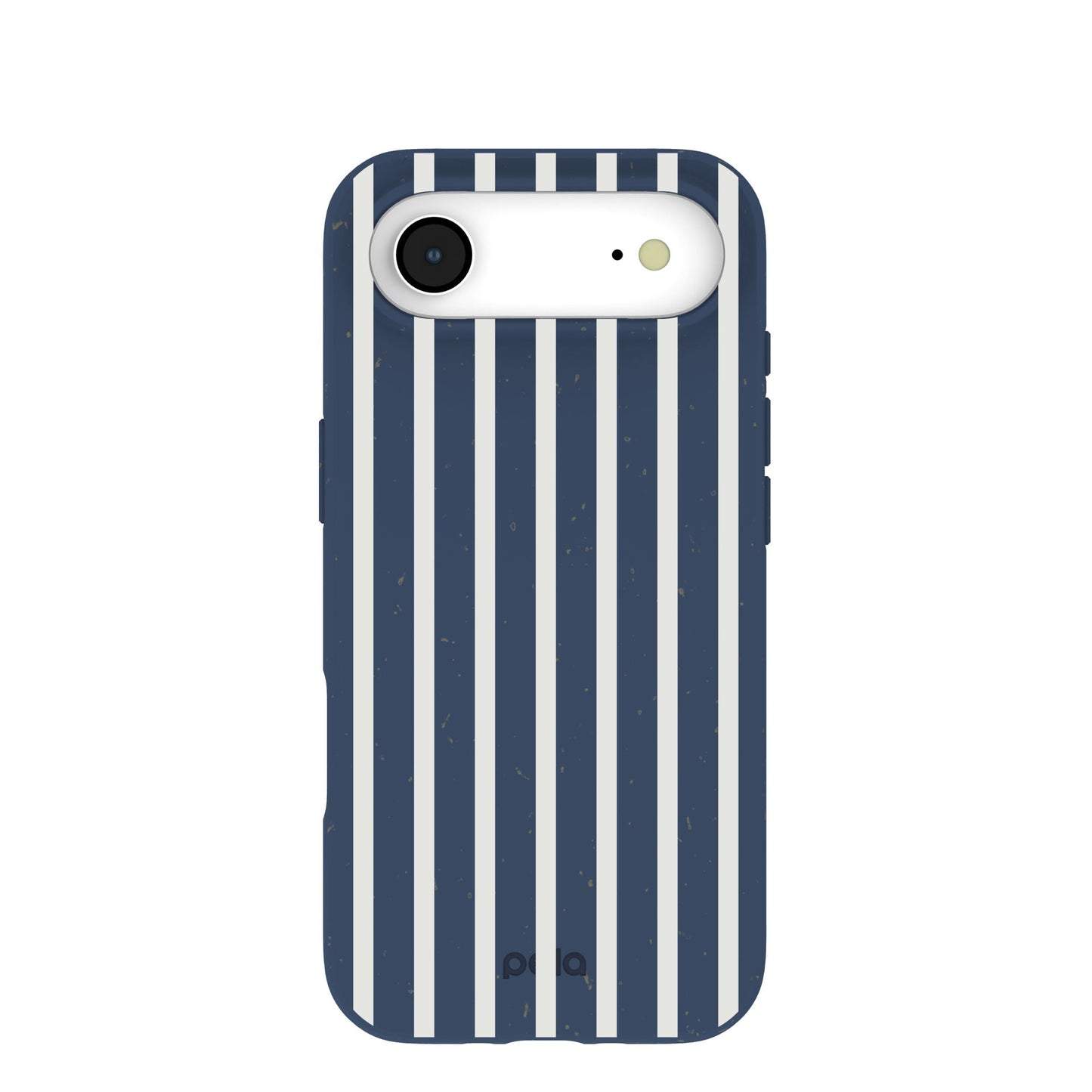 Navy Blue Sailor Stripes Vertical iPhone Air Case