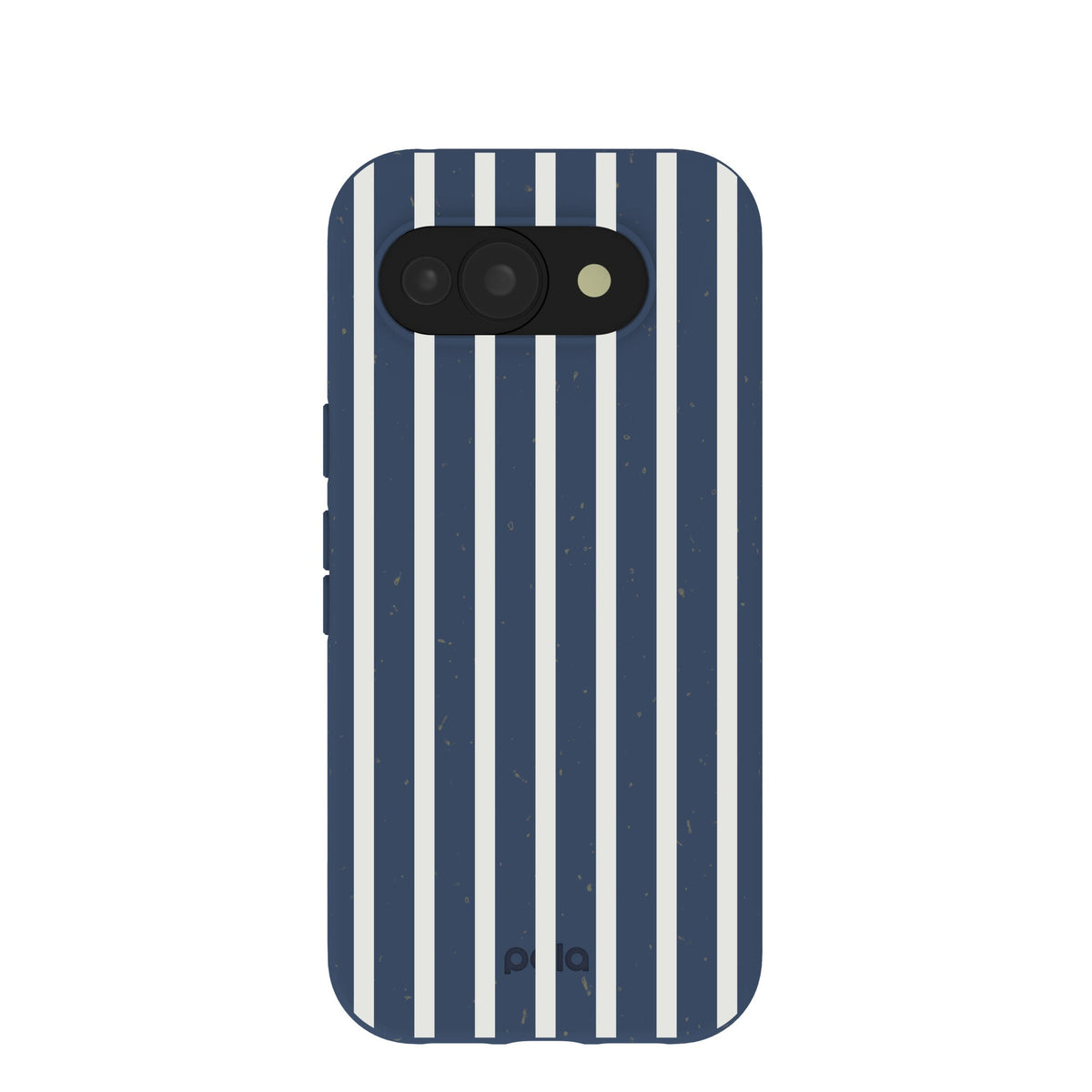 Navy Blue Sailor Stripes Vertical Google Pixel 10a Case