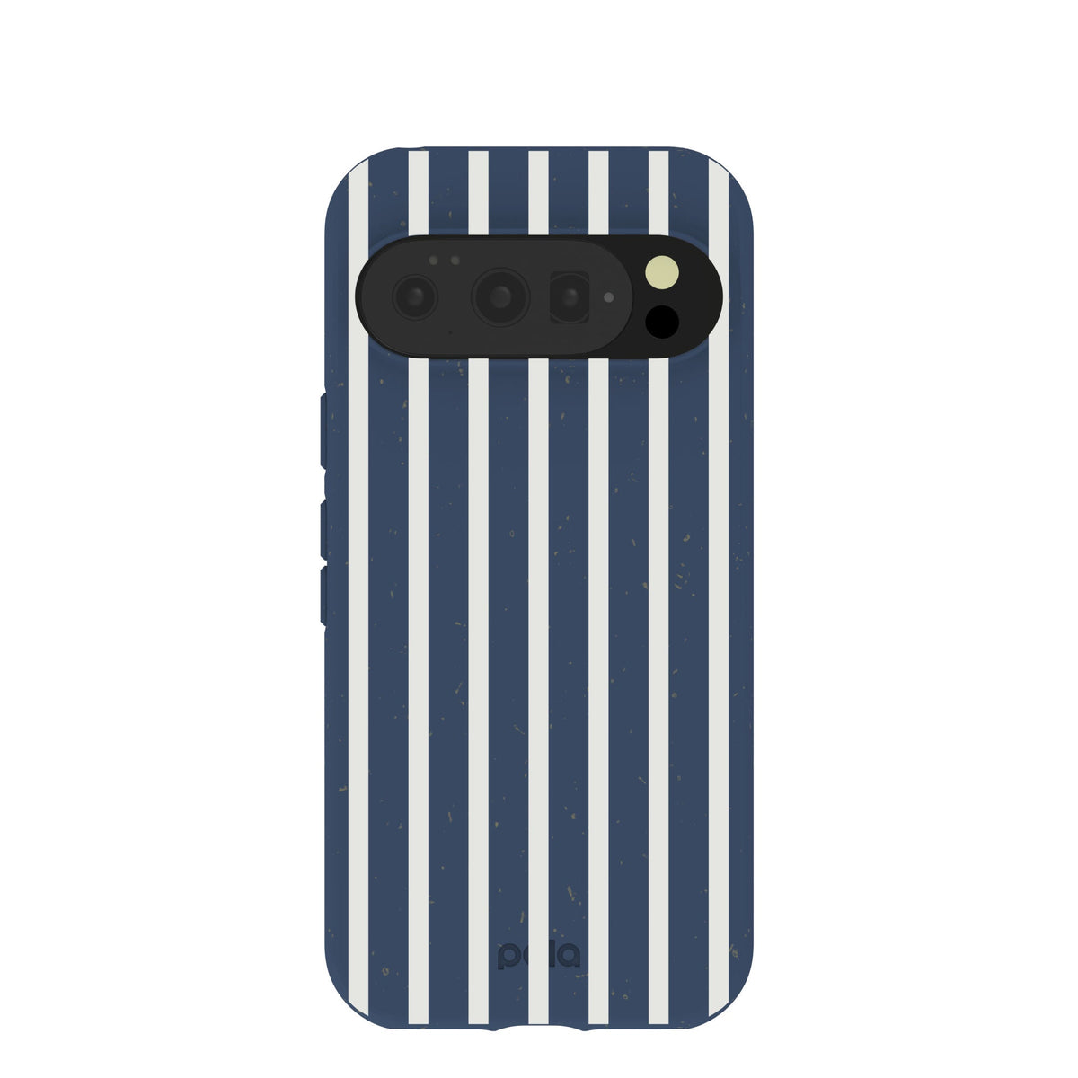 Navy Blue Sailor Stripes Vertical Google Pixel 10/10 Pro Case