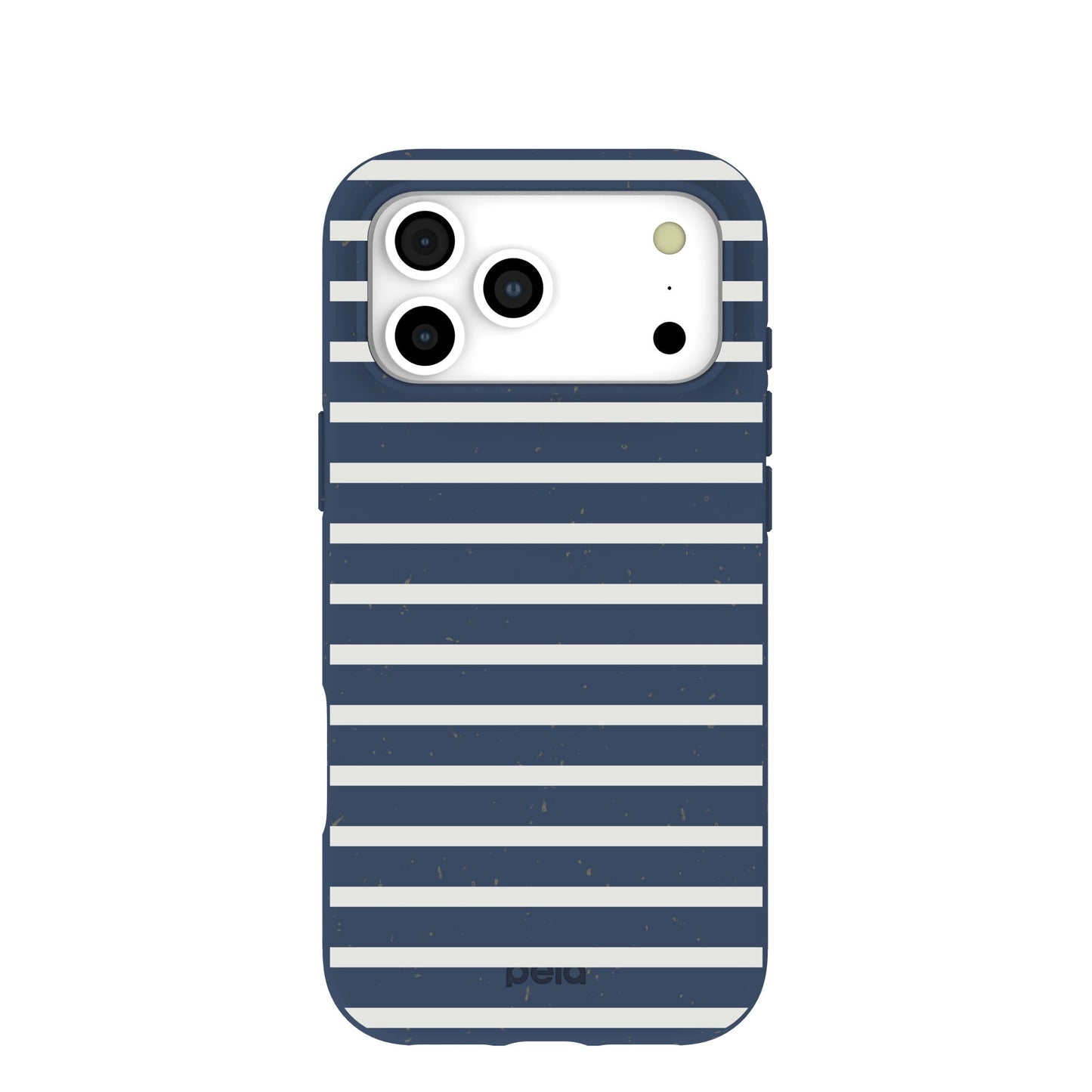 Navy Blue Sailor Stripes iPhone 17 Pro Max Case