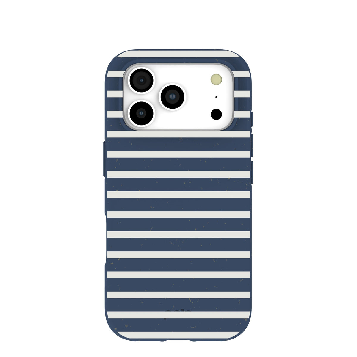 Navy Blue Sailor Stripes iPhone 17 Pro Case