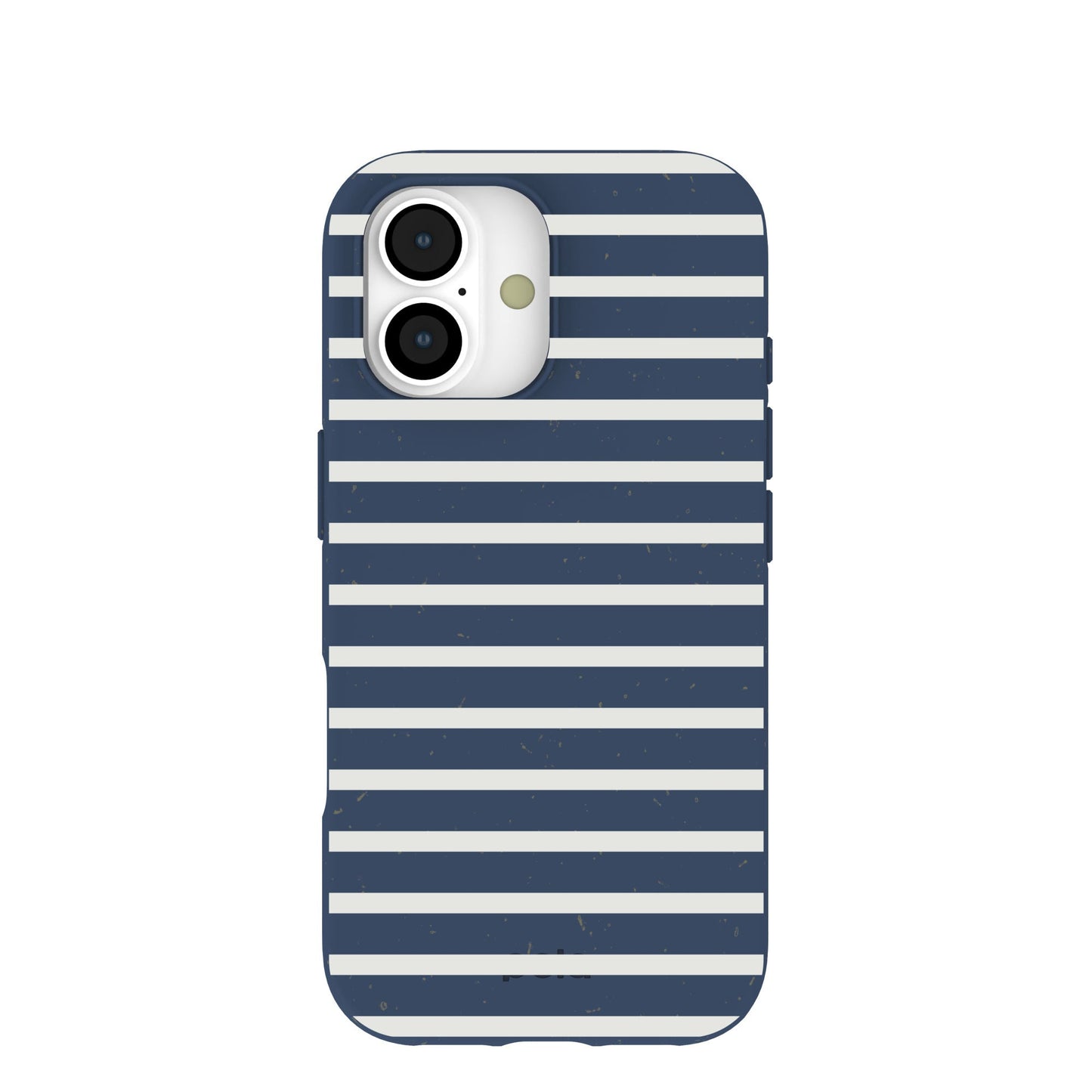Navy Blue Sailor Stripes iPhone 17 Case