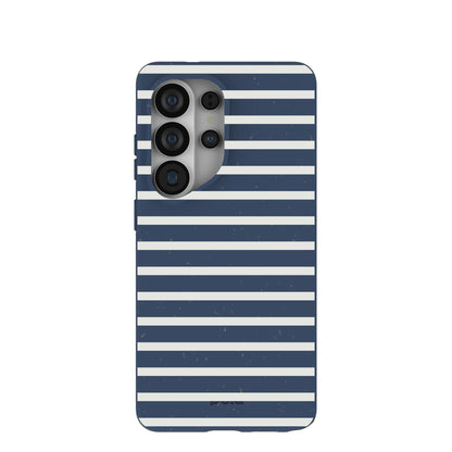 Navy Blue Sailor Stripes Samsung Galaxy S26 Ultra Case