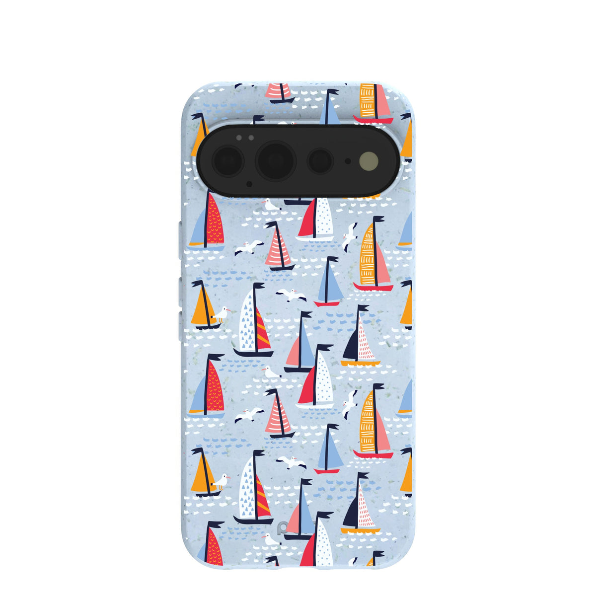 Powder Blue Sails and Seagulls Google Pixel 11 Pro XL Case