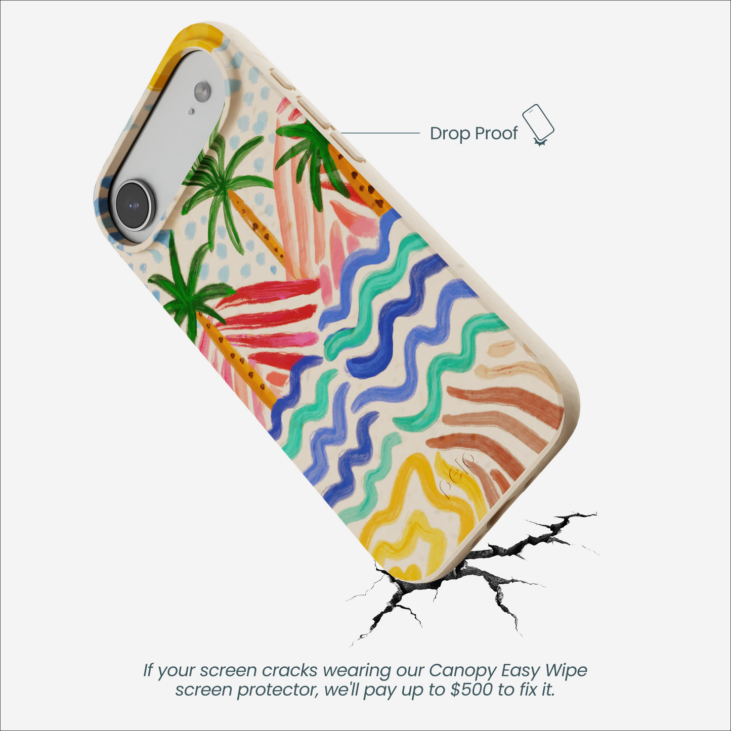 Seashell Salt and Summit iPhone Air Case