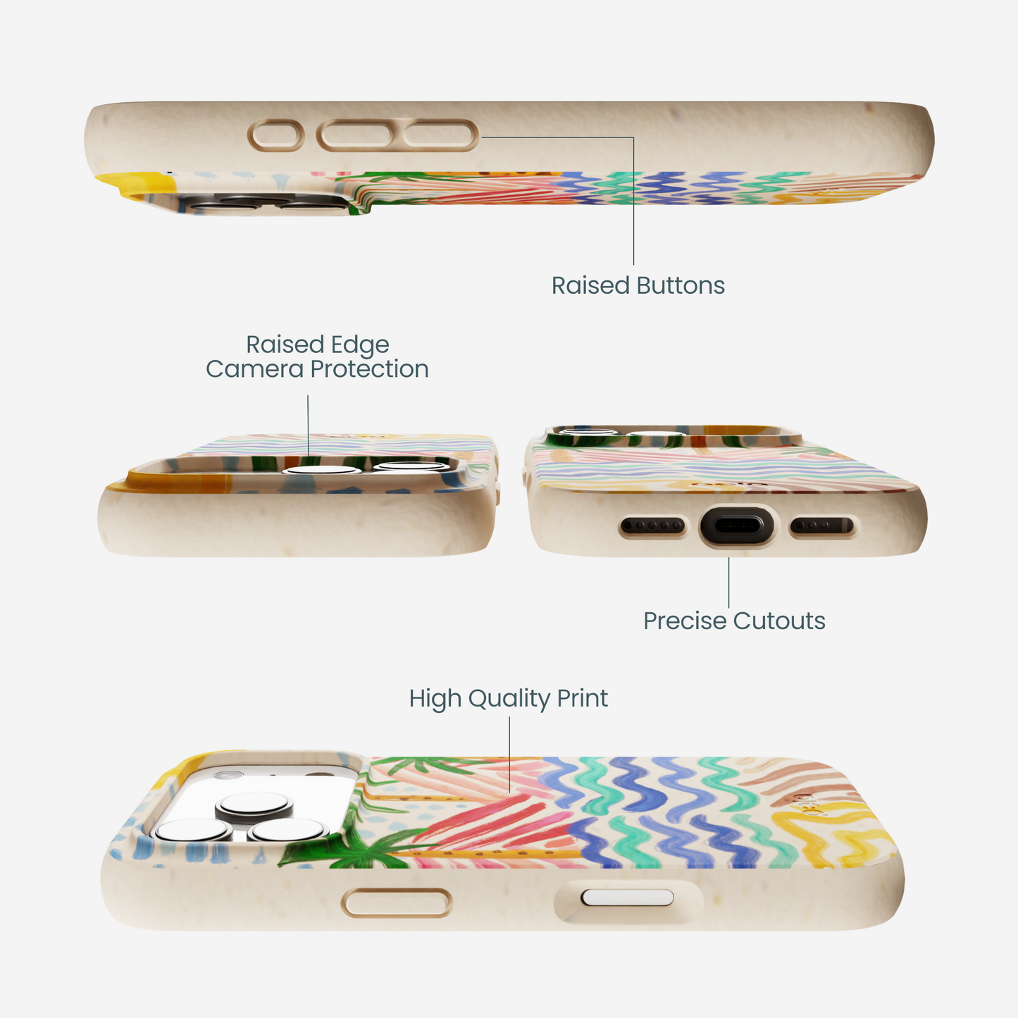 Seashell Salt and Summit iPhone 17 Pro Case