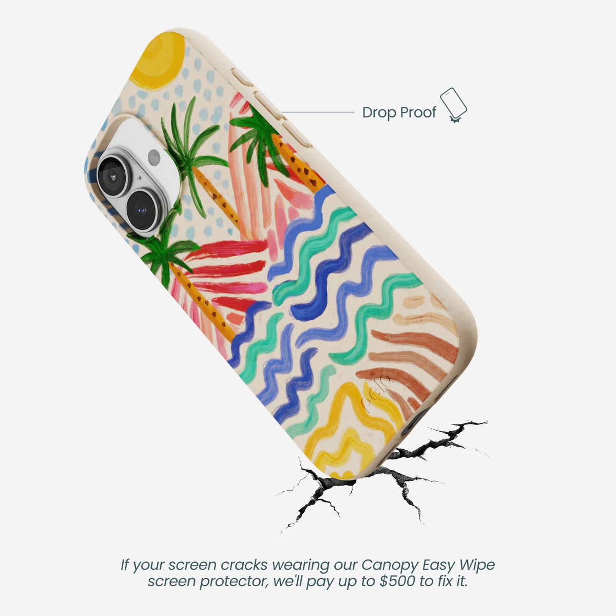 Seashell Salt and Summit iPhone 17 Case