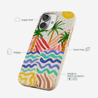 Seashell Salt and Summit iPhone 17 Case
