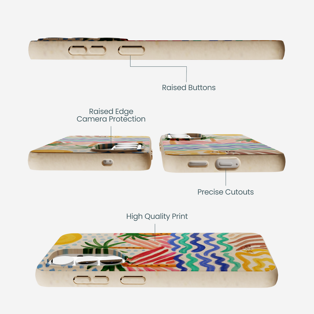 Seashell Salt and Summit Samsung Galaxy S26 Case