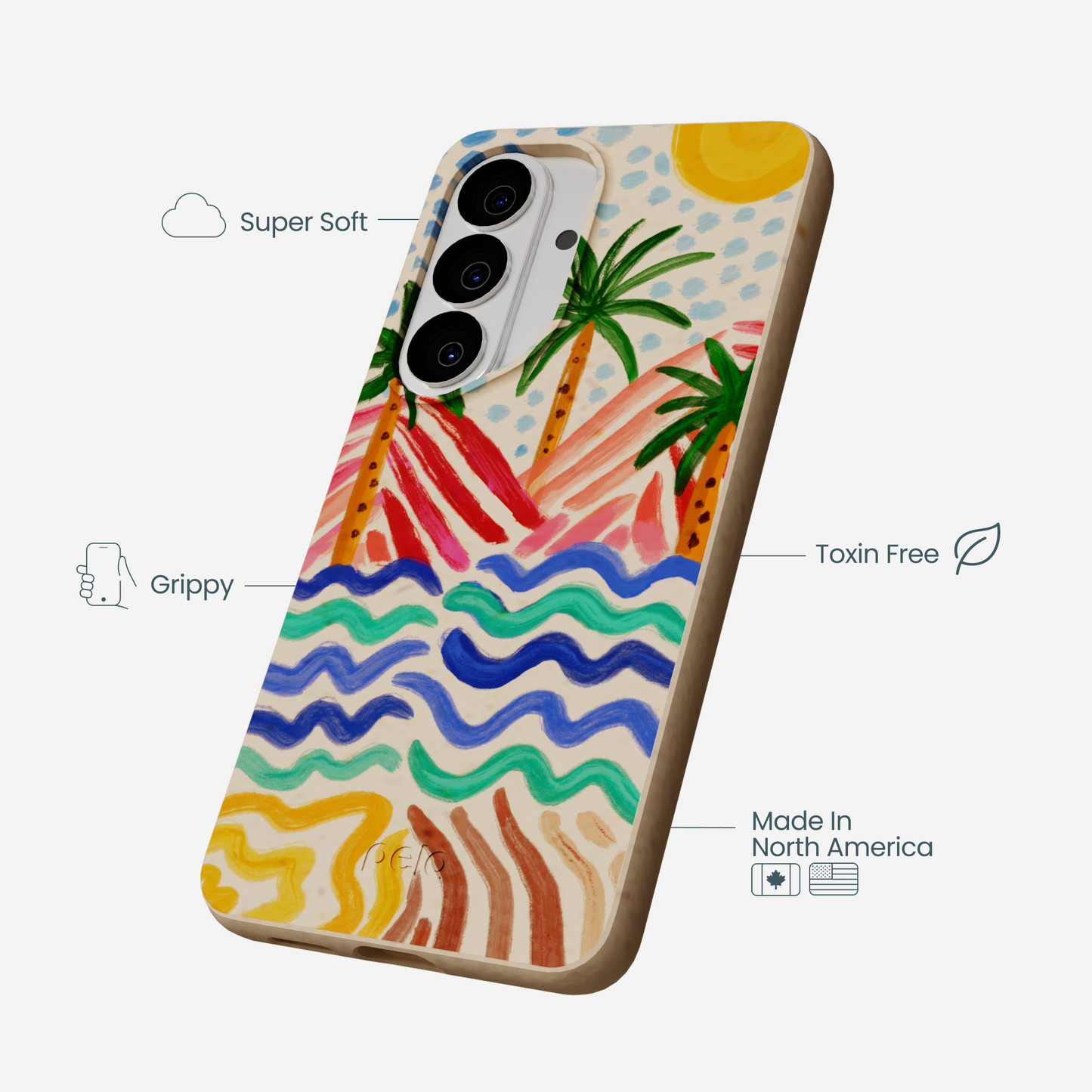 Seashell Salt and Summit Samsung Galaxy S26 Case