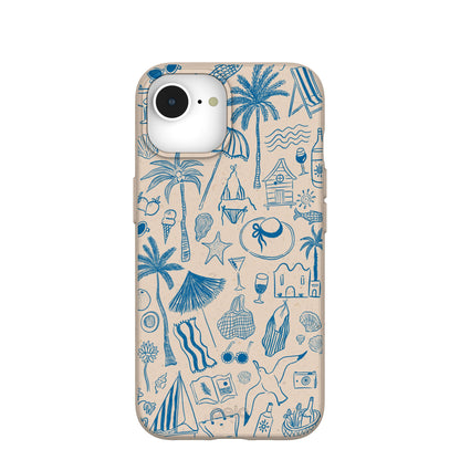 Seashell Salted Ink iPhone 16e/17e Case