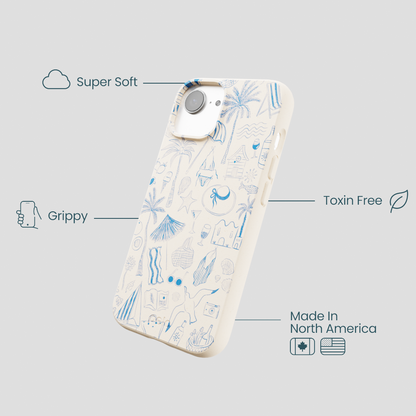 Seashell Salted Ink iPhone 16e/17e Case