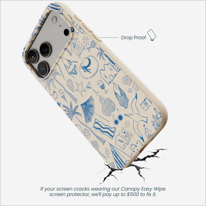Seashell Salted Ink iPhone 17 Pro Max Case