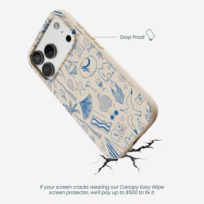 Seashell Salted Ink iPhone 17 Pro Case