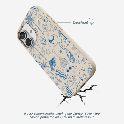 Seashell Salted Ink iPhone 17 Case