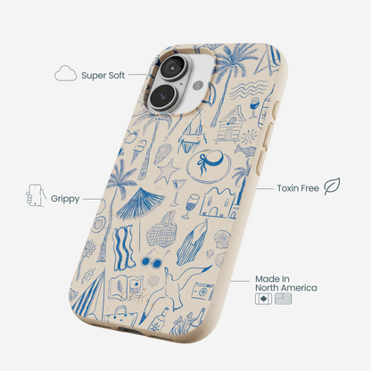 Seashell Salted Ink iPhone 17 Case