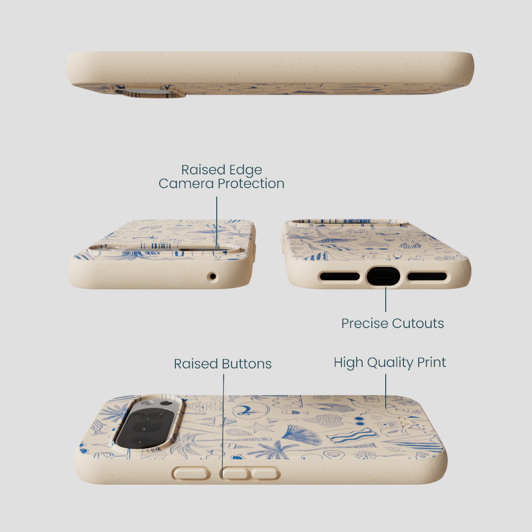 Seashell Salted Ink Google Pixel 10/10 Pro Case