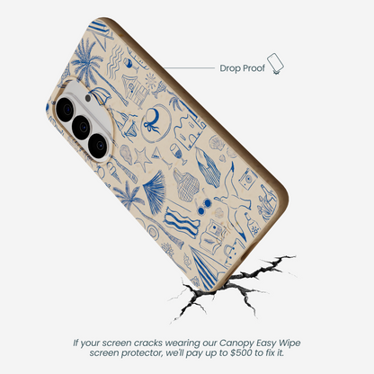 Seashell Salted Ink Samsung Galaxy S26 Case