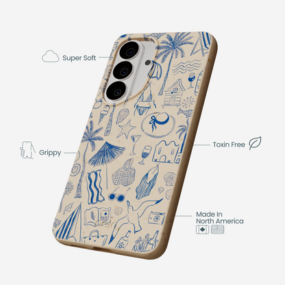 Seashell Salted Ink Samsung Galaxy S26 Case