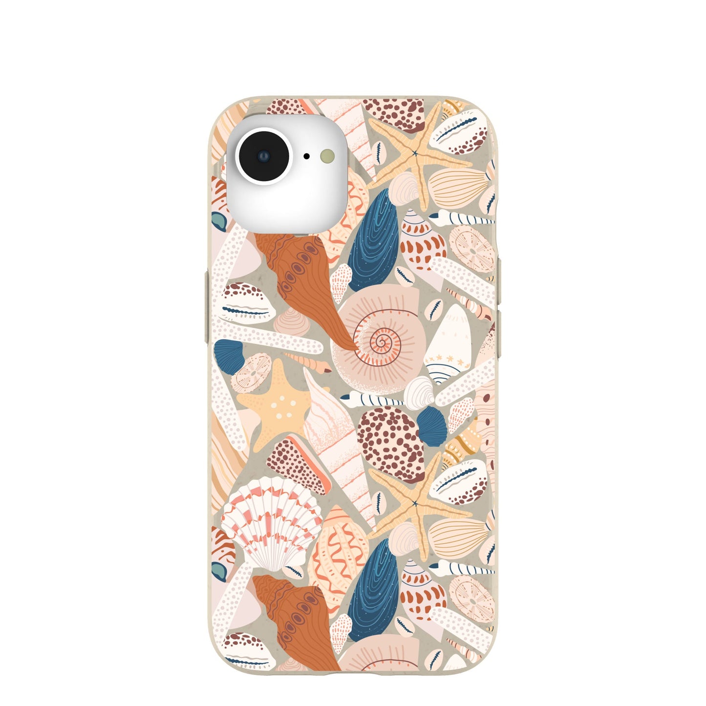 London Fog Sandy Shells iPhone 16e/17e Case
