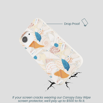 London Fog Sandy Shells iPhone 16e/17e Case