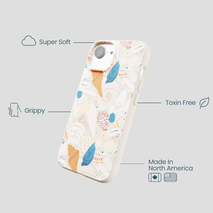 London Fog Sandy Shells iPhone 16e/17e Case