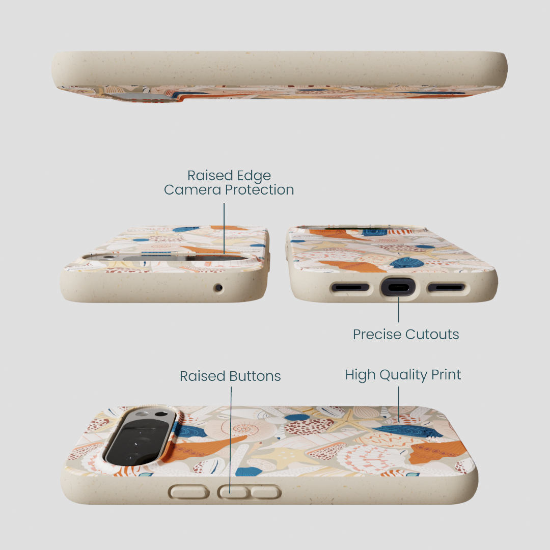 London Fog Sandy Shells Google Pixel 10 Pro XL Case