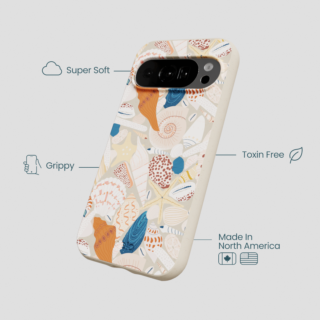 London Fog Sandy Shells Google Pixel 10/10 Pro Case