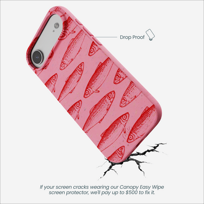 Bubblegum Pink Sardine Stream iPhone Air Case